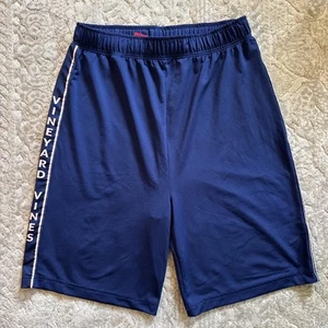 Vineyard Vines Performance Athletic Navy Blue Shorts Elastic Waist Boys XL 18 - Picture 1 of 11