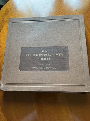 Beethoven Sonata Society Vol 3 Pianoforte Sonatas Sonata In D Major (D Dur) 6 LP - Image 1 of 4