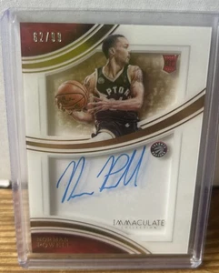 Norman Powell Immaculate Rookie Auto 2015-16 /99- Raptors - Picture 1 of 6