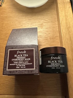 BNiB Fresh Black Tea Firming Overnight Face Mask 30ml New Sealed RRP £36 - Image 1 of 4