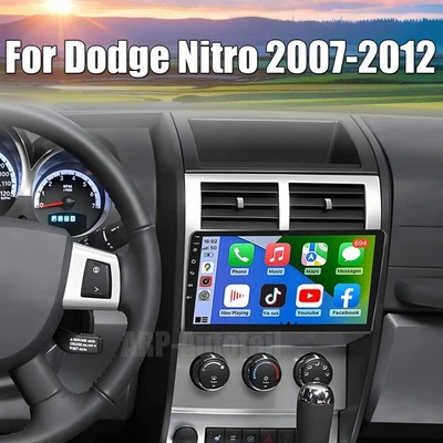 10.1" Android13 Carplay For 2007-2012 Dodge Nitro Car Stereo Radio GPS Navi 64G - Imagem 1 de 4