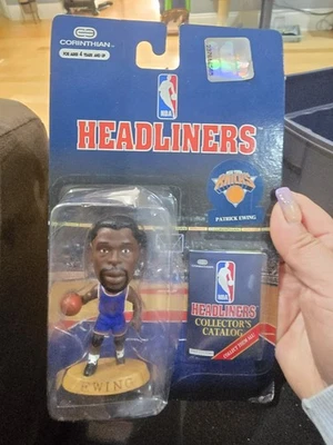 NBA PATRICK EWING NEW YORK KNICKS 1996 CORINTHIAN HEADLINERS - Image 1 of 4