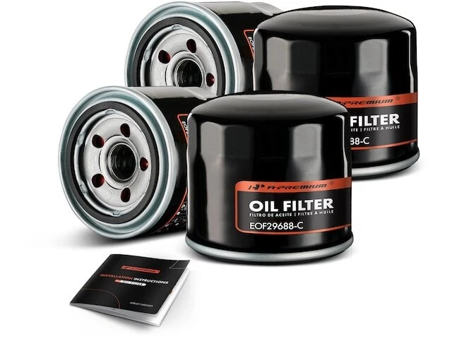 Engine Oil Filter Set For 1983-2001 Honda Prelude 1984 1985 1986 1987 JX367KS - Image 1 of 1