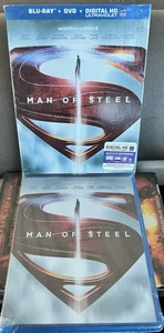 MAN OF STEEL W/SLIP COVER - Henry Cavill - Superman BLU-RAY NEW/SEALED - Imagen 1 de 3