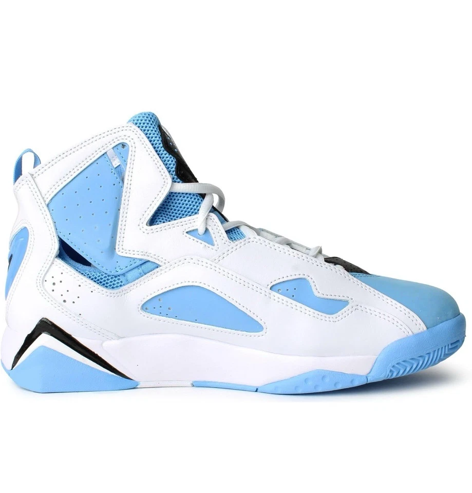 Tênis Nike Air Jordan True Flight UNC branco azul universitário 342964-140 masculino NOVO - Imagem 1 de 4