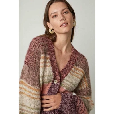 Velvet “The Lara” Sweater  Women’s SZ SM Multicolor Made in Peru Alpaca EUC - Image 1 of 4