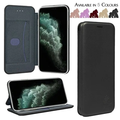 Funda abatible de cuero ultra delgada de lujo Gorilla Tech para iPhone 11 Pro Foto 1 de 4