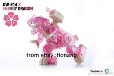 Transforming Toy Dr. Wu DR.WU DW-E14S Iron Armor Dragon Transparent Pink Color - Image 1 of 4