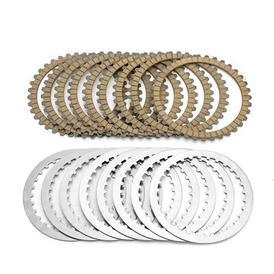 Steel Extra Clutch Plate Friction Kit For Harley 1994-1997 Davidson Evolution - Image 1 of 4