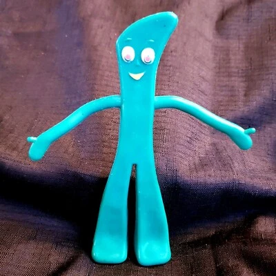 Vintage 6" Jesco Gumby Poseable Dude Made In Hong Kong *As Is Wire Broken In Arm - Image 1 of 4