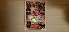 MICHAEL HARRIS II 2023 TOPPS WALMART HOLIDAY AUTOGRAPH CARD HAC-MH #84/250