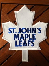 AHL ST. JOHN’S MAPLE LEAFS IRON ON JACKET PATCH 9” X 11”