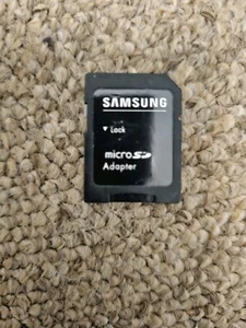 Genuine Samsung Micro SD Memory Card Adaptor Adapter Converter To Standard SD UK - Picture 1 of 2