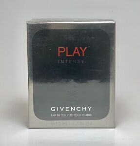 GIVENCHY PLAY INTENSE EDT 50 ml - 1.7 FL.OZ . Great Deal Sealed Box‼️