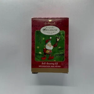 Vintage Christmas Hallmark Keepsake Ornament Bell-Bearing Elf 2000 Collectable - Picture 1 of 4