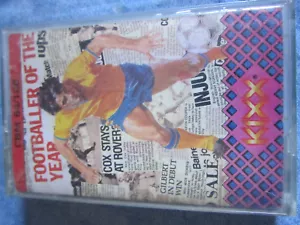 Cassetta per Commodore 64 C64 FOOTBALLER OF THE YEAR Boxed KIXX - Imagen 1 de 2