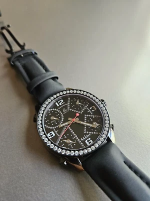 Jacob & Co Five Time Zone; Super Rare Diamond Bezel + Diamond Time Zones Outline - Image 1 of 4