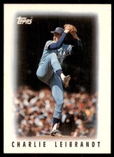 1986 Topps Major League Leaders Minis Charlie Leibrandt Baseball Cards #19