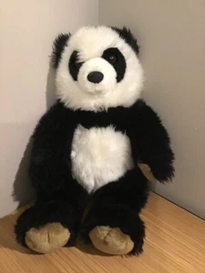 Build A Bear Workshop Panda Bear Plush Black & White Stuffed Animal Teddy Bear  - Picture 1 of 4