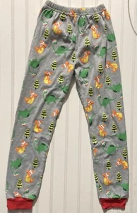 Shelry Pajama Pants youth size 10 Dinosaur Christmas Tree Santa Hats - Picture 1 of 3
