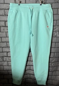 Champion Reverse Weave dicke Jogginghose Damen 2X türkis Kordelzug Jogginghose Tasche - Bild 1 von 7