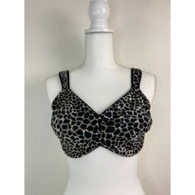 Бюстгальтер на косточках Wacoal 34DD с анималистическим принтом 855167 без подкладки полное покрытие - Изображение 1 из 4