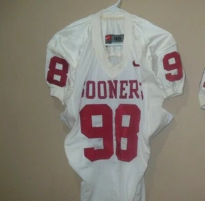 OKLAHOMA SOONERS GAME USED FOOTBALL JERSEY - Picture 1 of 3