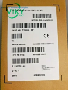 NEW HPE M0S90A 813866-001 HPE MSA 8TB 12G SAS 7.2K LFF 3.5" 512e HDD HARD DRIVE - Picture 1 of 2