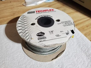 Funda trenzada Techflex MBN0.25SV (1/4 pulgada tubular) [1 pie por] - Imagen 1 de 3