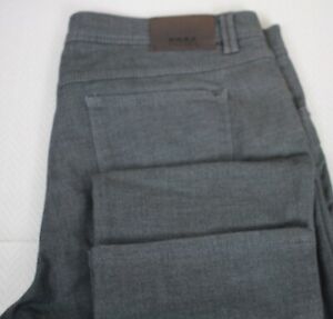 BRAX Cooper pantalon fantaisie jean coupé coton gris tissu polyélastique taille 38 x 29,5