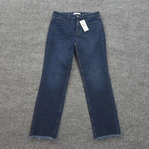 Vineyard Vines Jeans Womens 26 Straight Crop High Rise Dark Wash Casual Preppy - Picture 1 of 14