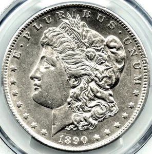 1890-CC Morgan Dollar, PCGS AU55 - Picture 1 of 3