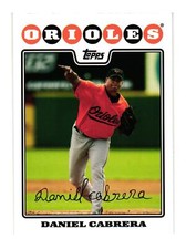 2008 Topps #341 Daniel Cabrera Baltimore Orioles