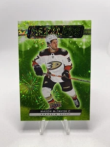 2023-24 Upper Deck Series 2 Dazzlers Green #DZ-65 Mason McTavish - Picture 1 of 2