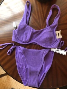 NWT Victoria’s Secret Pink Lavender padded Bikini Set Size Small - Picture 1 of 4