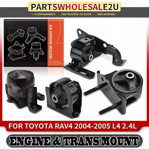 4x Engine Motor & Transmission Mount for Toyota RAV4 2004-2005 2.4L Auto. Trans. - Picture 1 of 10