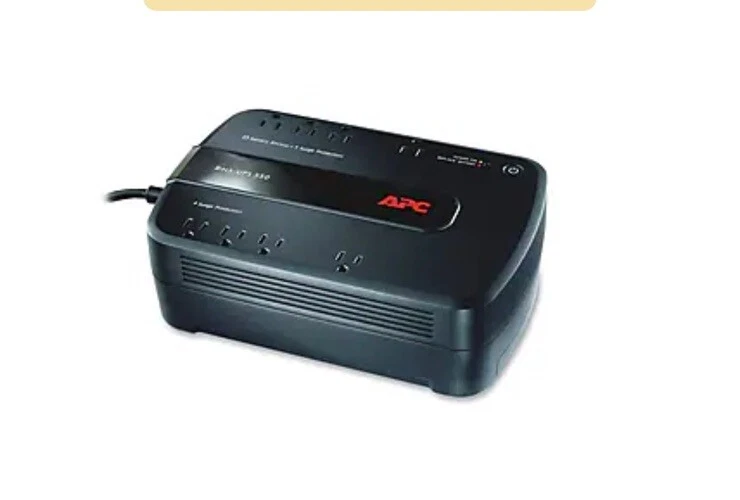APC-Surge Protector and Battery Backup 650VA 8 Outlets - Image 1 of 1