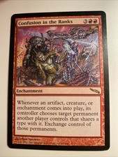Confusion in the Ranks Mirrodin NM Red Rare MAGIC THE GATHERING CARD ABUGames