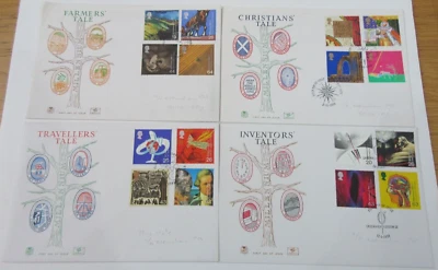 QUEEN ELIZABETH II TALE STAMP COVERS X 4 - PLEASE SEE PHOTOGRAPHS - Image 1 of 4