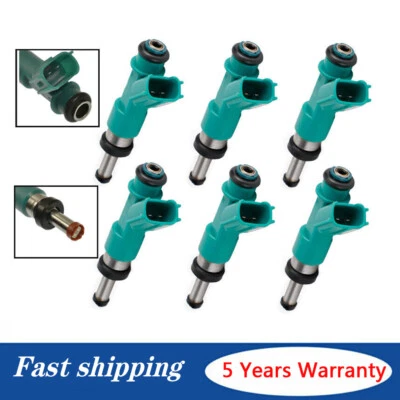 Inyector de combustible 6 piezas para Toyota Camry 2012-2017 y Highlander Sienna 2011-2016 3,5 L Foto 1 de 4