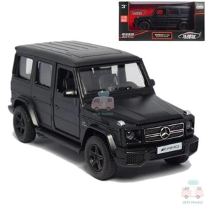 1:36 Mercedes-Benz G63 AMG Model Car Diecast Vehicle Collection Gift Matte Black - Imagen 1 de 12
