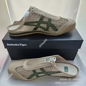 Zapatos sin cordones MEXICO 66 SABOT 1183C123 Beige/Verde Onitsuka Tiger Hombres Mujeres - Imagen 1 de 51