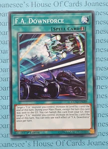 COTD-EN089 F.A. Downforce Yu-Gi-Oh Card 1st Edition New - Picture 1 of 5