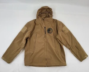 Soft Shell Jacket Coyote Brown XXL Summit US Military OPERATION RESOLUTE SUPPORT - Picture 1 of 13