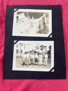 VINTAGE BLACK/WHITE PHOTOS:  AMERICAN MEN PLAYERS GOLF COURSE CLUB - CIRCA 1920s - Picture 1 of 7