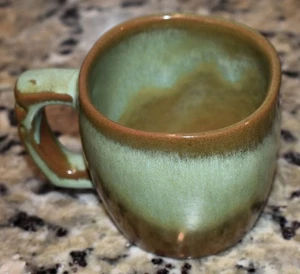 Frankoma Pottery Coffee Mug Prarie Green Style 5C Vintage Ceramic - Picture 1 of 4