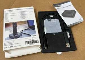 NVMe PCIe M.2 and NGFF SATA (Key M or B&M) SSD USB Docking Station Adapter - Picture 1 of 8