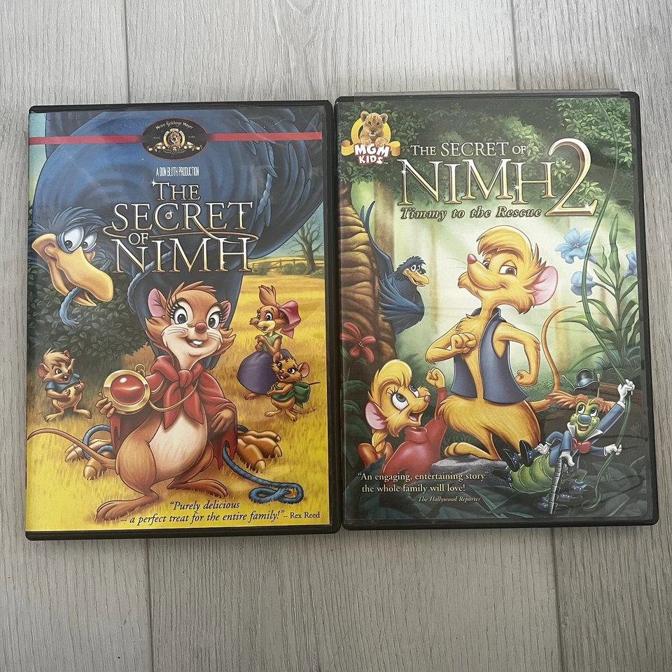 The Secret of NIMH 1 and 2 Preowned Good Condition (DVD) Family Animation - Image 1 of 1