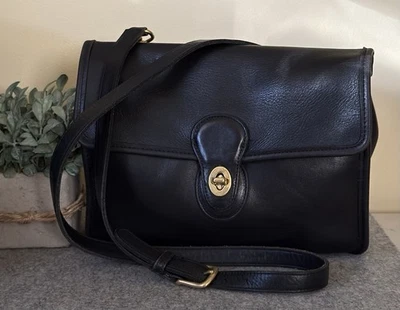 BOLSO BANDOLERA COACH 9927 WILLIS NEGRO CUERO SUAVE con ETIQUETA Foto 1 de 4