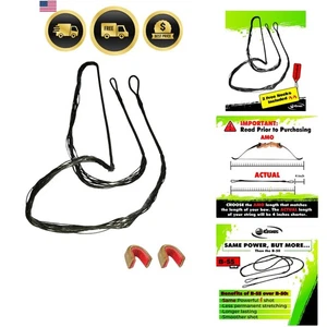 Dacron Bow String Replacement for Recurve Longbow Archery 12 14 16 Strands - Picture 1 of 9